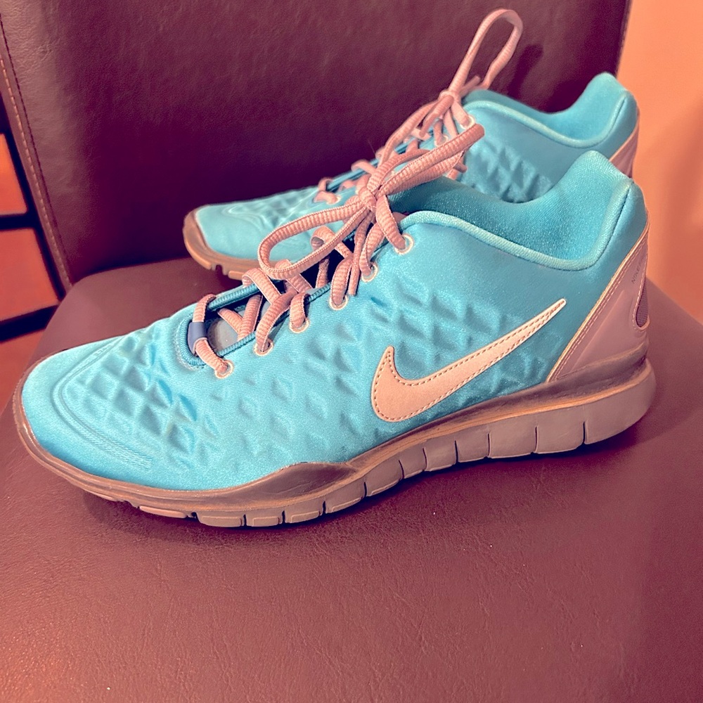 Nike Free TR Fit Women's Shoes Size 8.5 Blue/Grey 469767-400